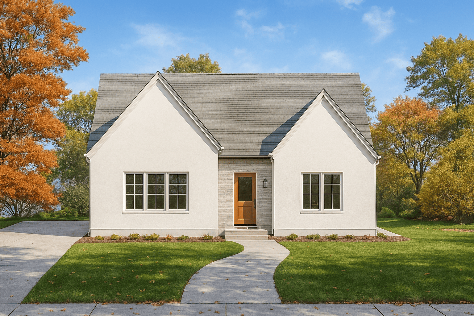 The Elizabeth 1600 sq ft - Facade view 1